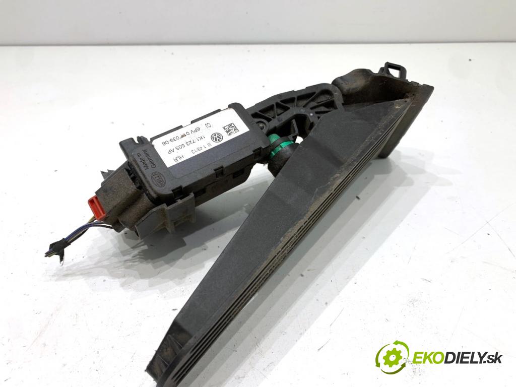 VW PASSAT B7 sedan 2013 103 kW 2.0 TDI 1968 Potenciometer plynu 1K1723503AP (Potenciometer plynového pedálu)