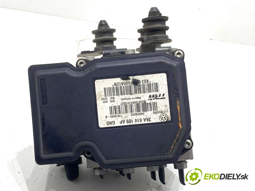 VW PASSAT B7 sedan 2013 103 kW 2.0 TDI 1968 pumpa ABS 3AA614109AP (Pumpa ABS)