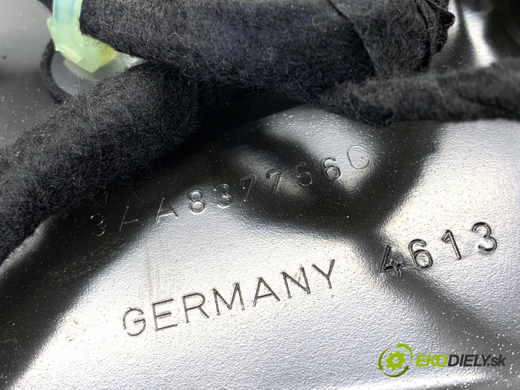 VW PASSAT B7 sedan 2013 103 kW 2.0 TDI 1968 mechanismus okna pravý přední část 3AA959702A