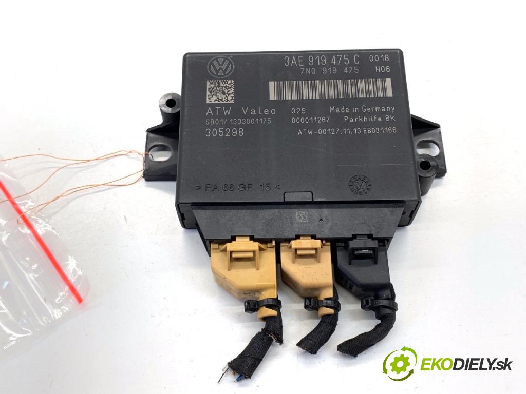 VW PASSAT B7 sedan 2013 103 kW 2.0 TDI 1968 Modul PDC 3AE919475C (Riadiaca jednotka ostatné)