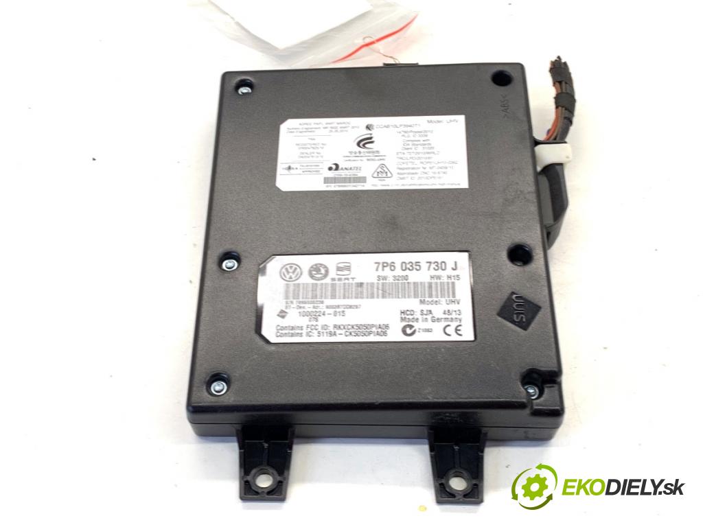 VW PASSAT B7 sedan 2013 103 kW 2.0 TDI 1968 Modul BLUETOOTH 7P6035730J (Riadiaca jednotka ostatné)