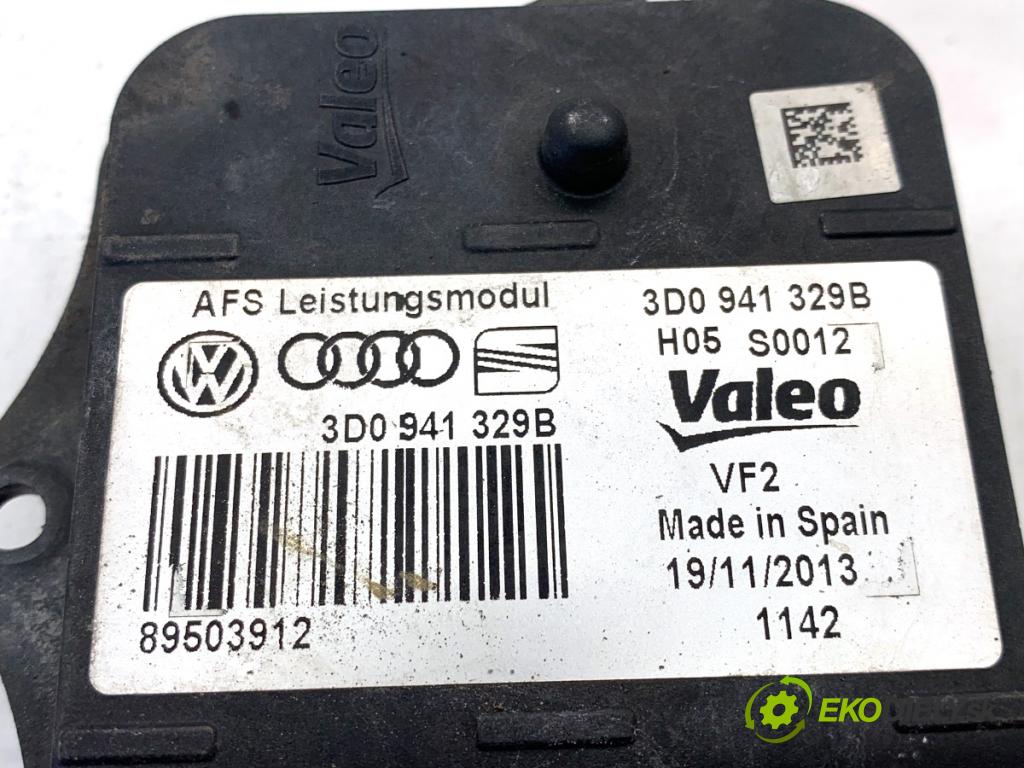 VW PASSAT B7 sedan 2013 103 kW 2.0 TDI 1968 Modul uhlu svetla 3D0941329B