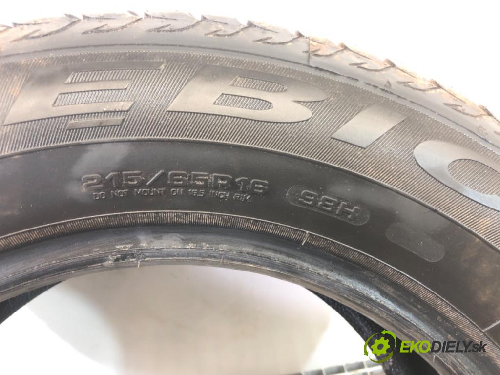 --- --- PNEUMATIKA: zima 2X 215/65 16" DĘBICA