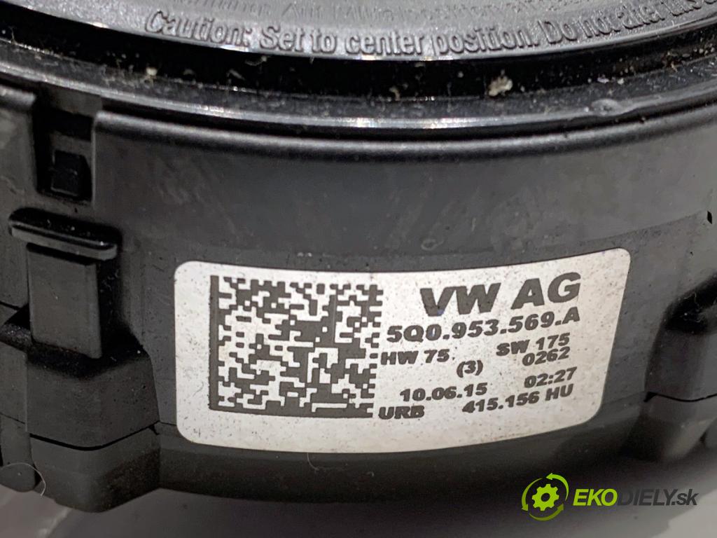 VW GOLF VII Kombi 2015 110 kW 2.0 TDI 1968 Krúžok, slimák airbag 5Q0953569A (Airbag)