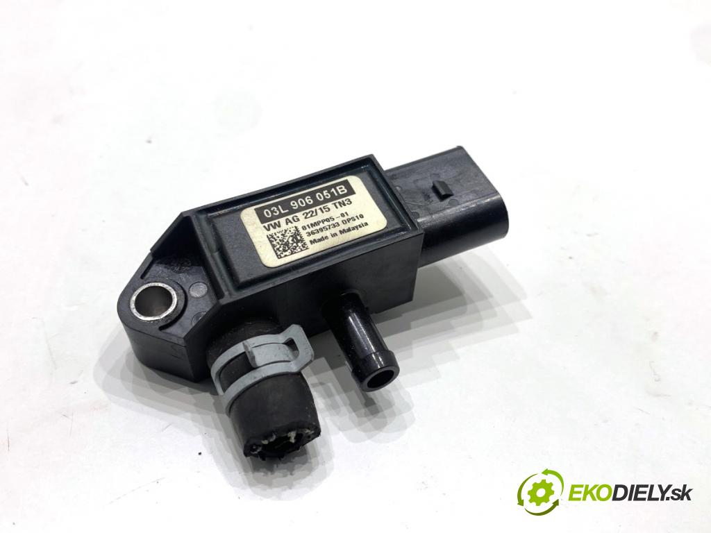 VW GOLF VII Kombi 2015 110 kW 2.0 TDI 1968 snímač tlaku spalín DPF 03L906051B