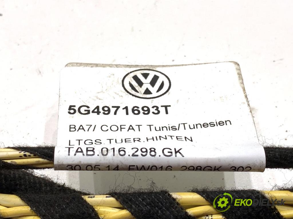 VW GOLF VII Kombi 2015 110 kW 2.0 TDI 1968 káblovačka dveře zadní část levý 5G4971693T