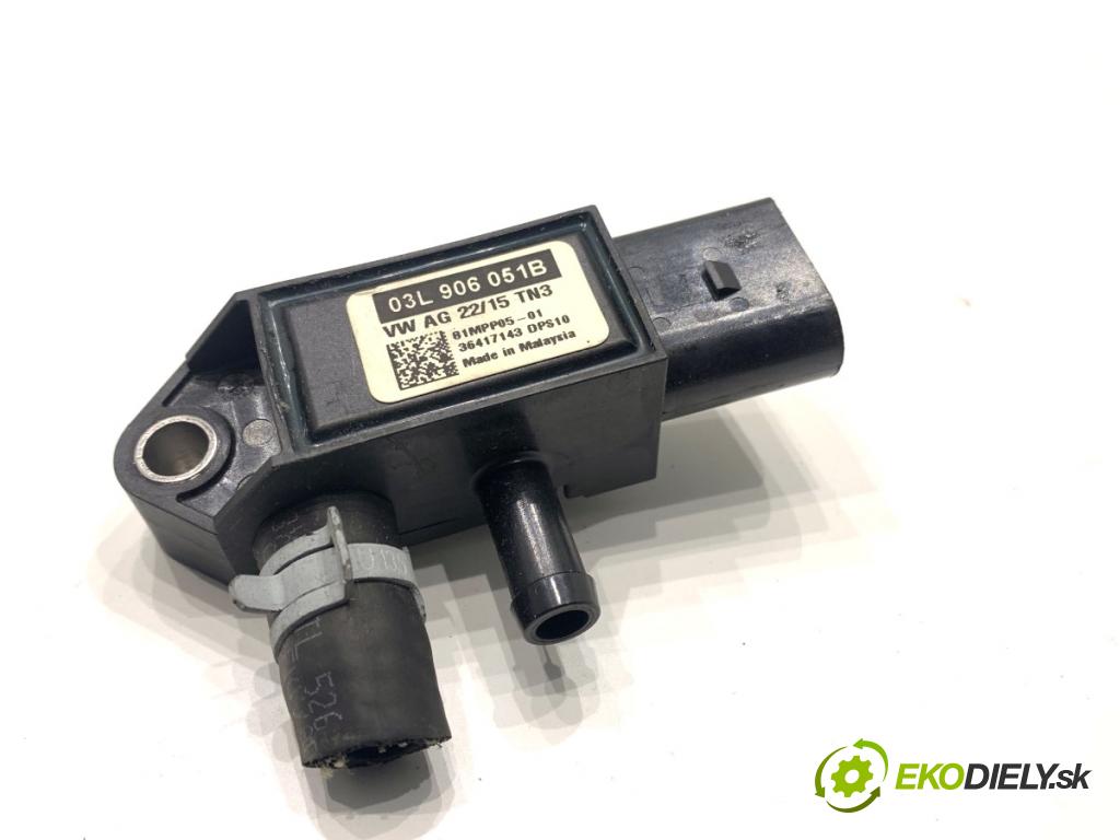 VW GOLF VII Kombi 2015 110 kW 2.0 TDI 1968 snímač tlaku spalín DPF 03L906051B