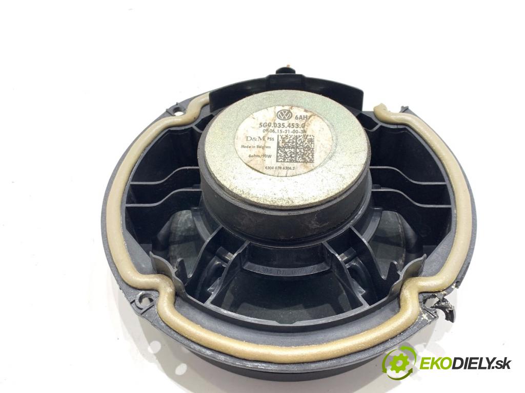 VW GOLF VII Kombi 2015 110 kW 2.0 TDI 1968 reproduktor Dvere zad ľavy 5G0035453G