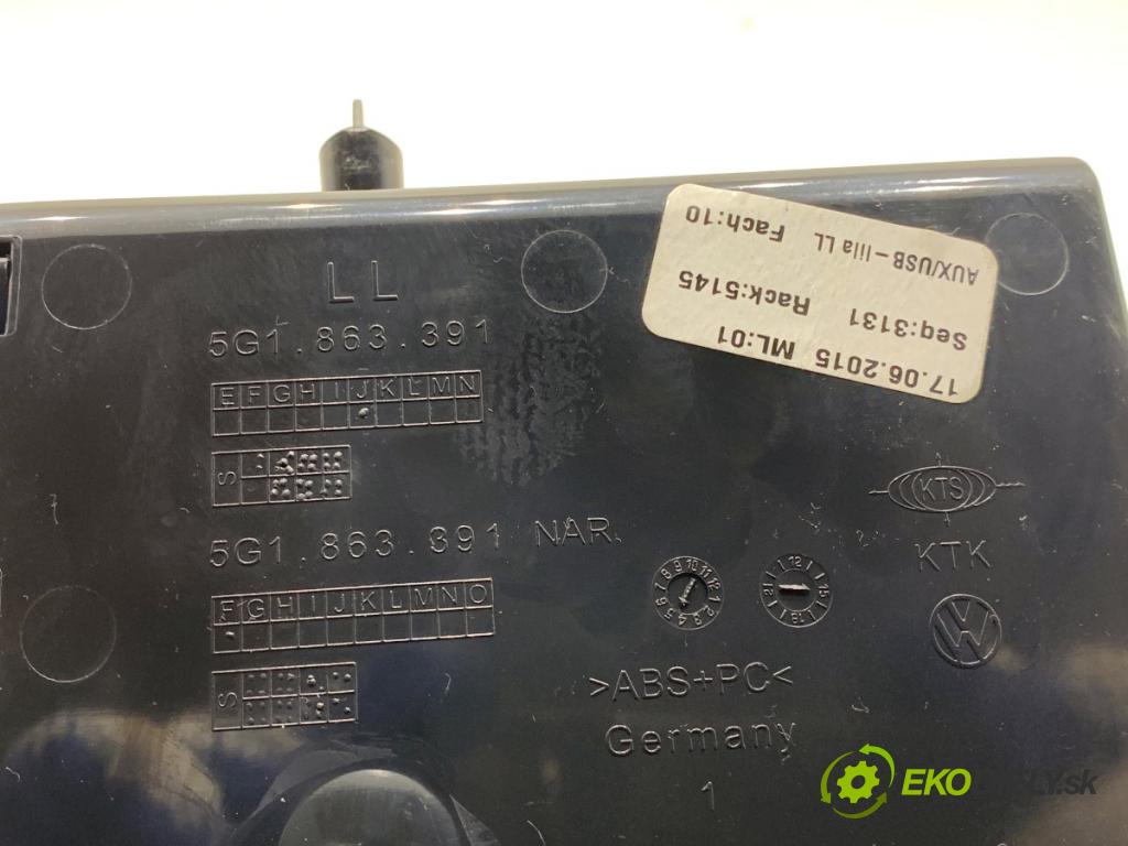 VW GOLF VII Kombi 2015 110 kW 2.0 TDI 1968 popelník 5G1863391