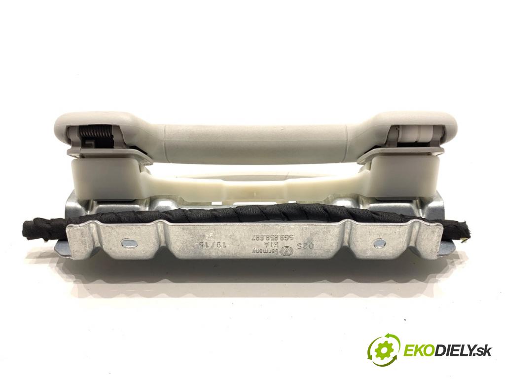 VW GOLF VII Kombi 2015 110 kW 2.0 TDI 1968 držák držadlo čalounění přední část pravá 5G9858687