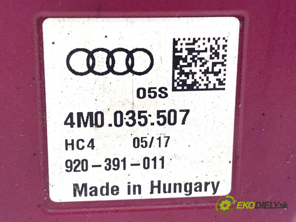 AUDI A5 F5 coupe 2017 140 kW 2.0 TDI 1968 Zosilňovač Antenní: 4M0035507 (Zosilňovač)