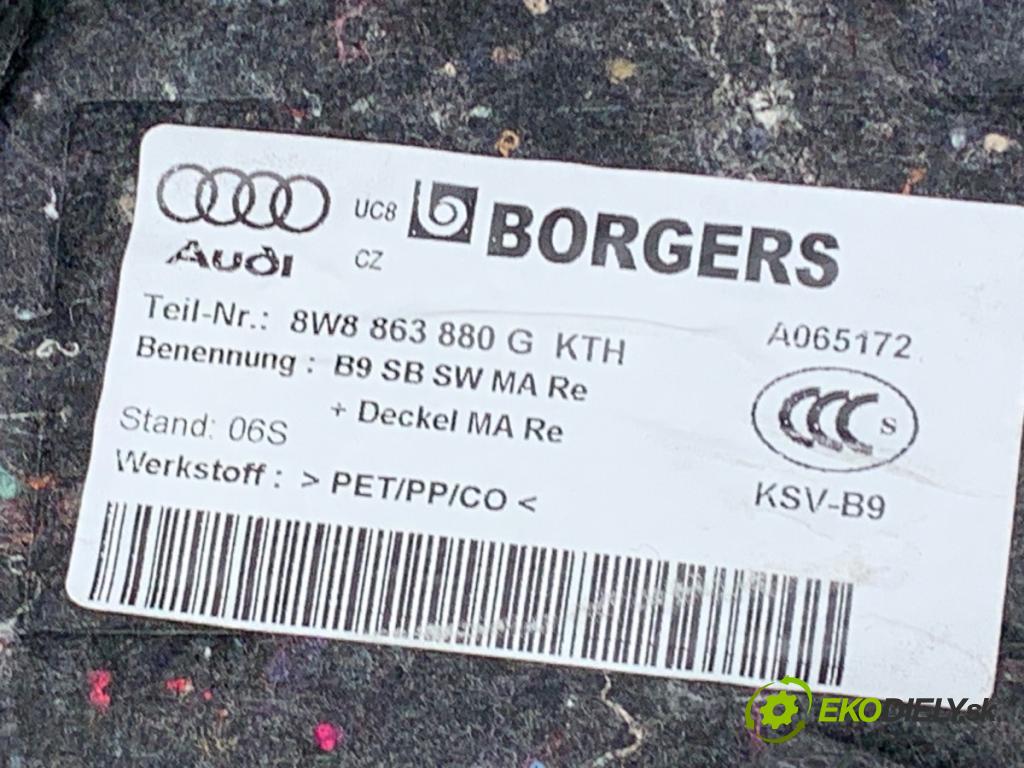 AUDI A5 F5 coupe 2017 140 kW 2.0 TDI 1968 čalúnenie kufra pravy 8W8863880G