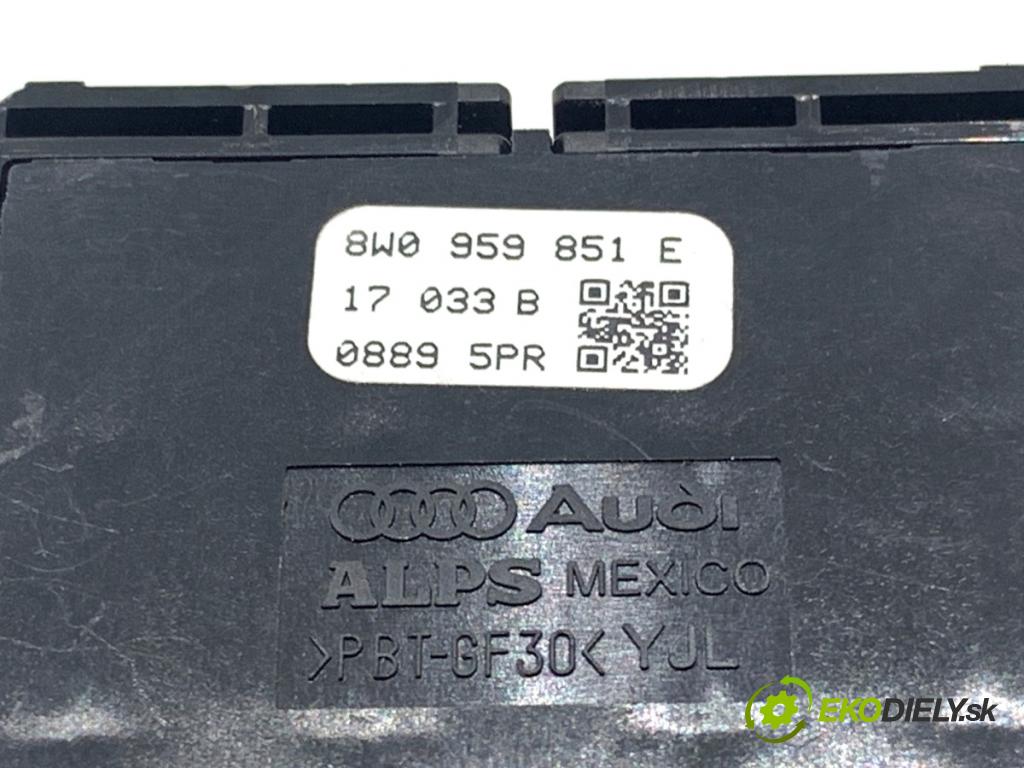 AUDI A5 F5 coupe 2017 140 kW 2.0 TDI 1968 Prepínač okien 8W0959851E (Prepínacie páčky pod volantom)