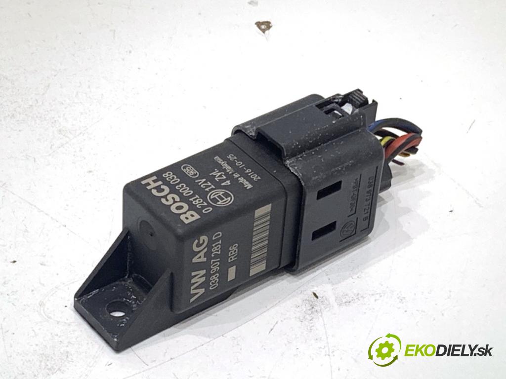 AUDI A5 F5 coupe 2017 140 kW 2.0 TDI 1968 relé sviečok žhavenia 038907281D (Relé)