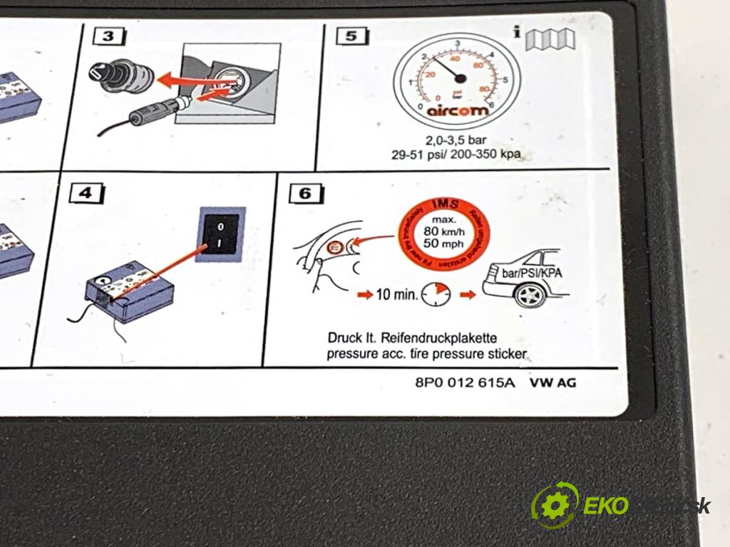 AUDI A5 F5 coupe 2017 140 kW 2.0 TDI 1968 Kompresor do KOLA: 8P0012615A