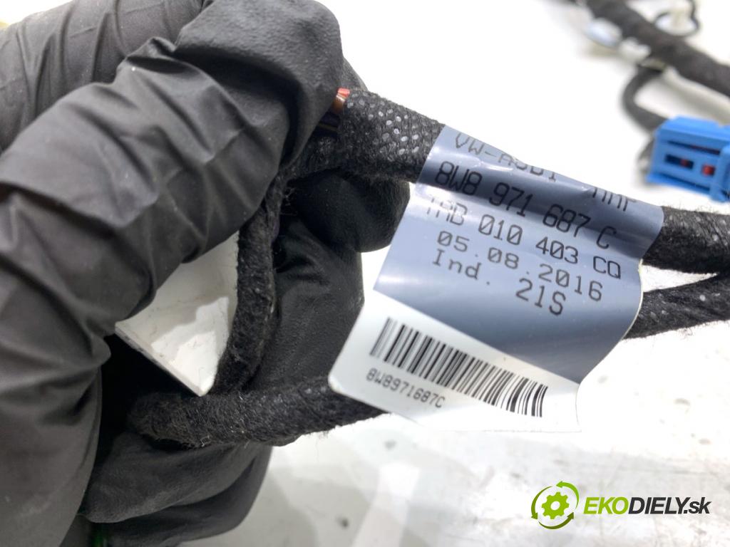 AUDI A5 F5 coupe 2017 140 kW 2.0 TDI 1968 Káblovačka Dvere zad pravy 8W8971687C