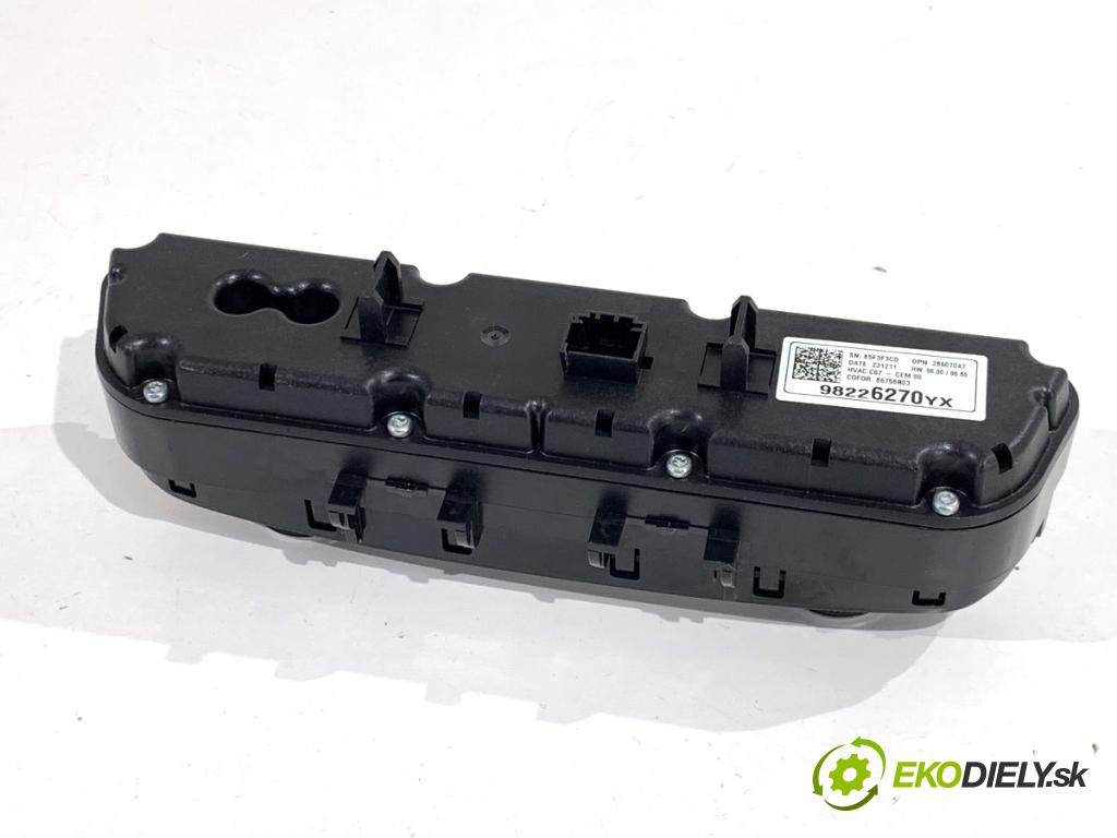 OPEL CROSSLAND SUV 2024 81 kW 1.2 (75) 1199 Panel ovládania kúrenia 98226270YX (Prepínacie páčky pod volantom)