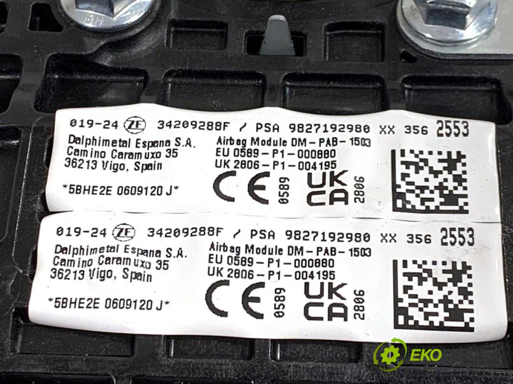 OPEL CROSSLAND SUV 2024 81 kW 1.2 (75) 1199 AirBag spolujazdca 9827192980 (Airbag)