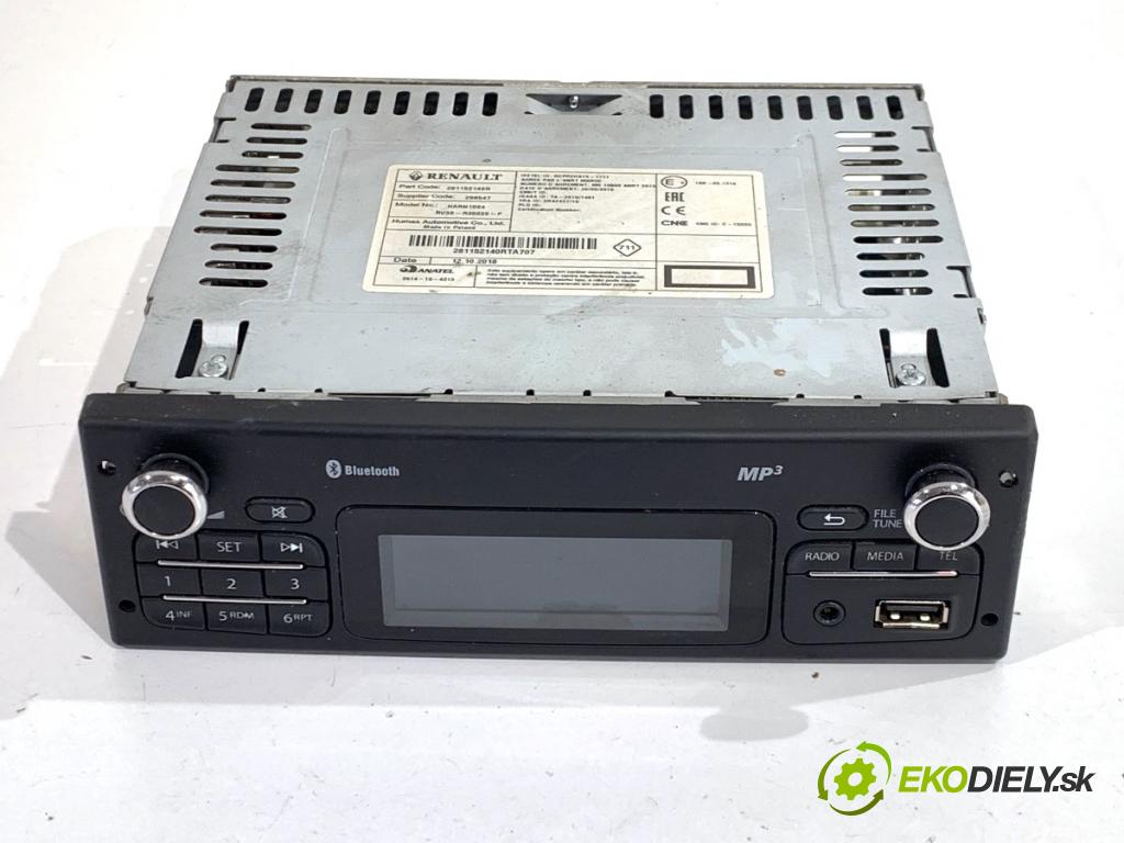 RENAULT MASTER III Autobus 2019 125 kW 2.3 dCi 170 FWD (JV0L) 2298 RADIO 281152140R (Audio zariadenie)