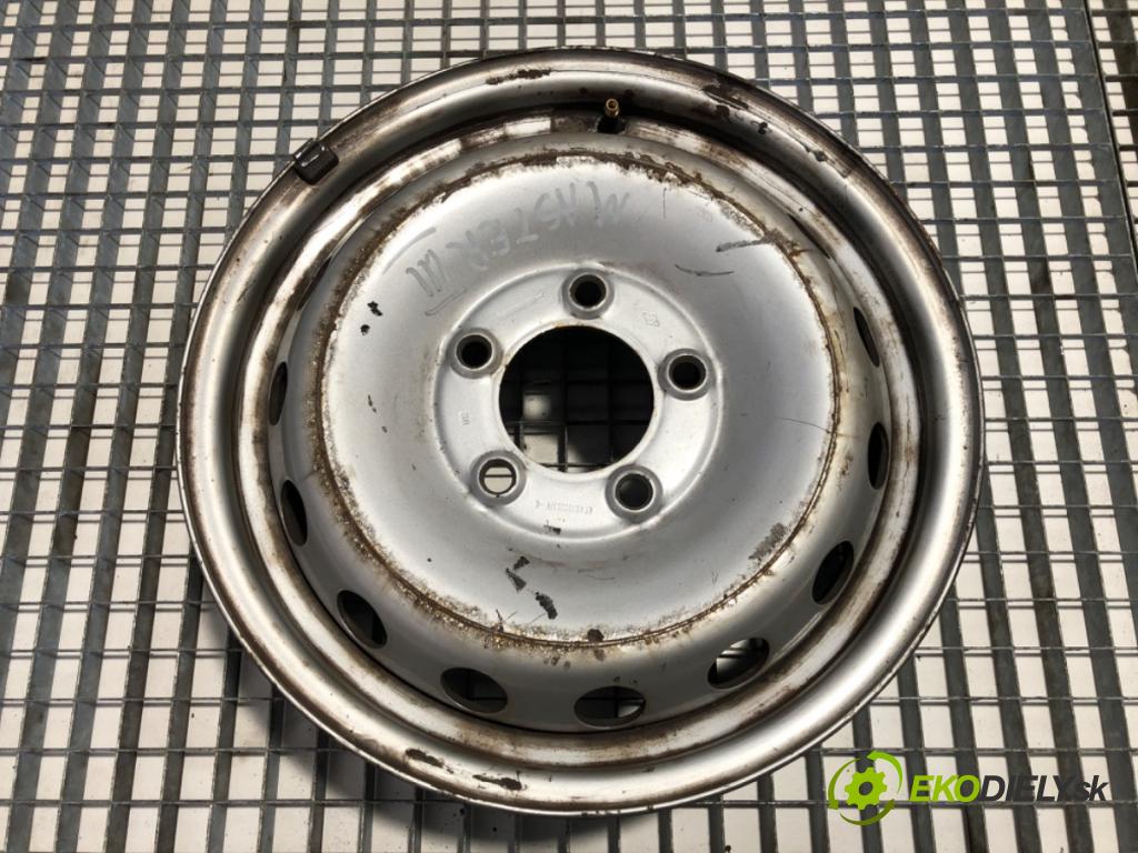 RENAULT MASTER III Autobus 2019 125 kW 2.3 dCi 170 FWD (JV0L) 2298 disk plechový 16 403000037R (Plechový disk)