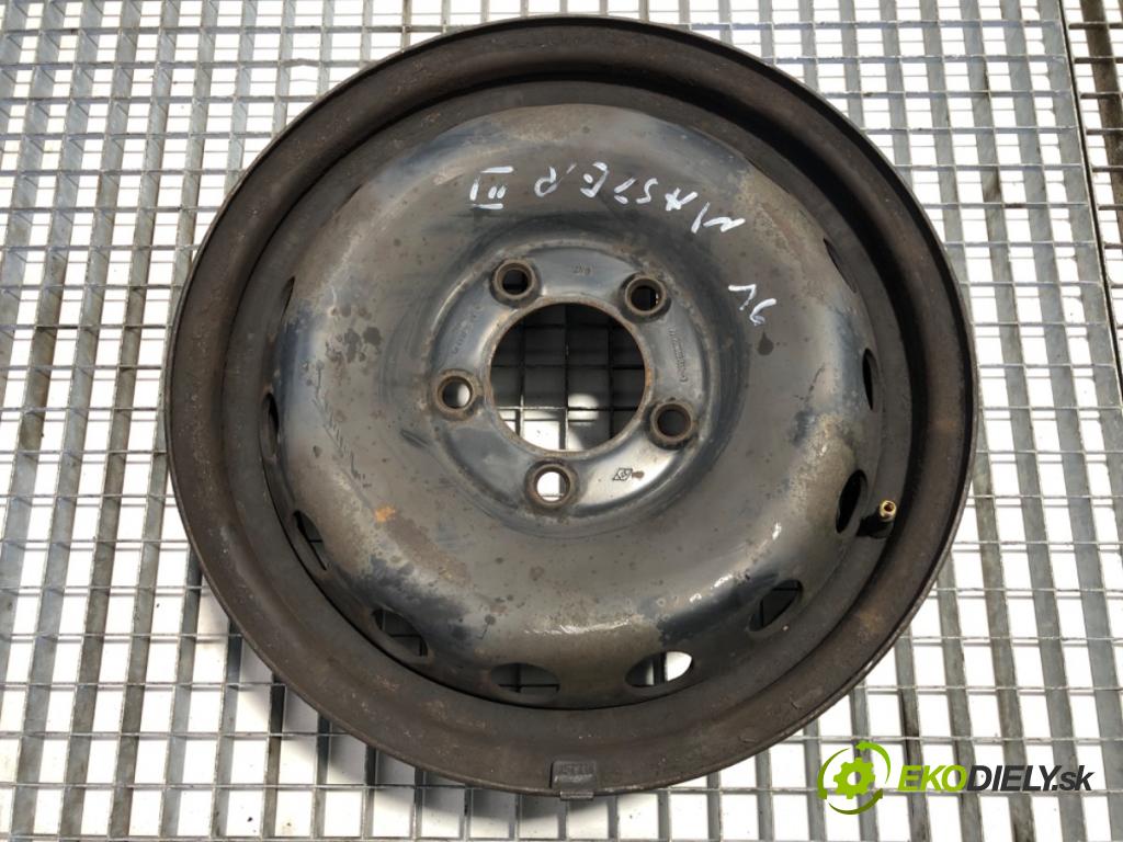 RENAULT MASTER III Autobus 2019 125 kW 2.3 dCi 170 FWD (JV0L) 2298 disk plechový 16 403000037R (Plechový disk)