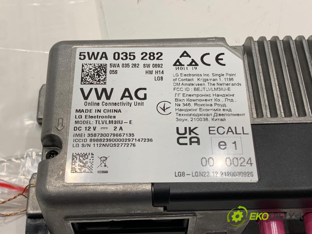 SKODA SCALA liftback 2022 110 kW 1.5 TSI 1495 Modul ONLINE: 5WA035282