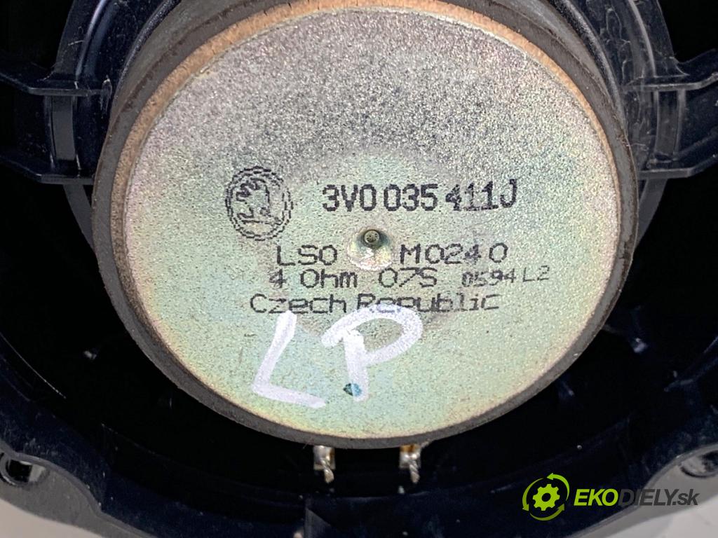 SKODA SCALA liftback 2022 110 kW 1.5 TSI 1495 reproduktory 3V0035411J