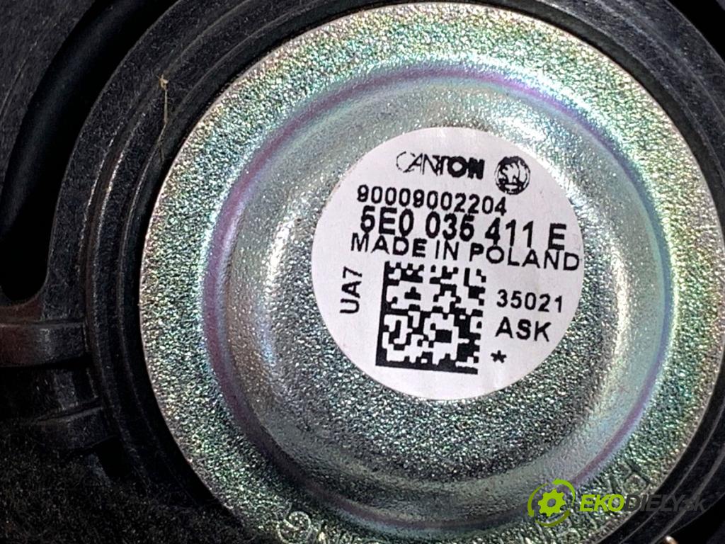 SKODA SCALA liftback 2022 110 kW 1.5 TSI 1495 reproduktory 3V0035411J