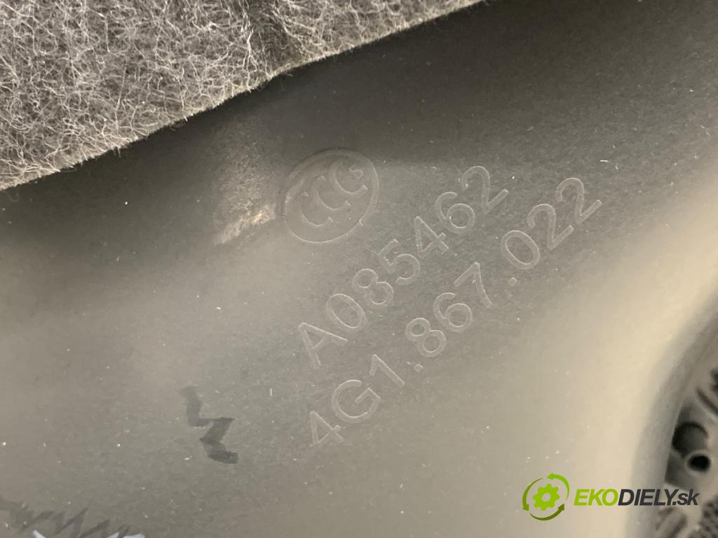 AUDI A6 C7 Kombi 2016 200 kW 3.0 TDI quattro 2967 čalúnenie Dvere pravy predný