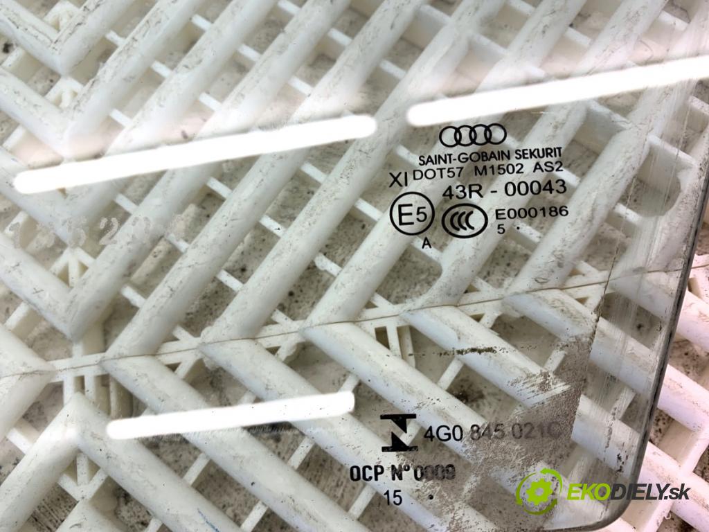 AUDI A6 C7 Kombi 2016 200 kW 3.0 TDI quattro 2967 Okno ľavy predný DVOJNÁSOBNÝ: 4G0845021C