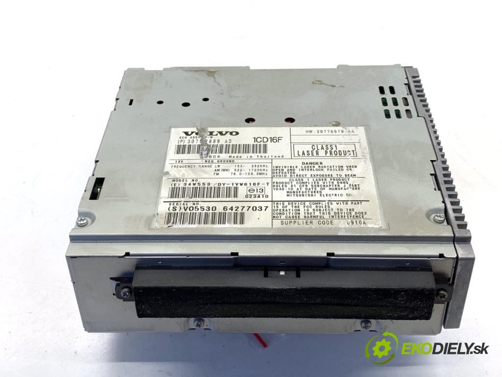 VOLVO V50 Kombi 2006 80 kW 1.6 D 1560 RADIO 30752889 (Audio zariadenie)