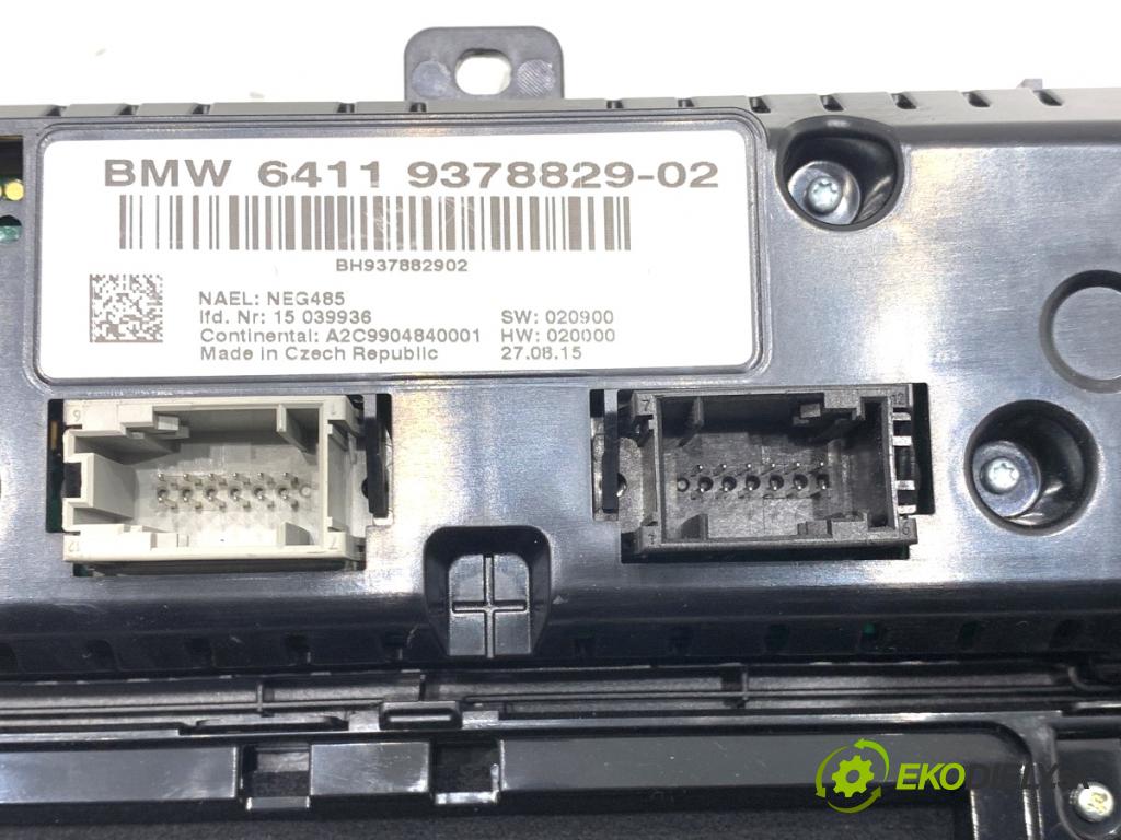 BMW F25 SUV 2016 180 kW xDrive 28 i 1997 Panel ovládania kúrenia 9378829 (Prepínacie páčky pod volantom)