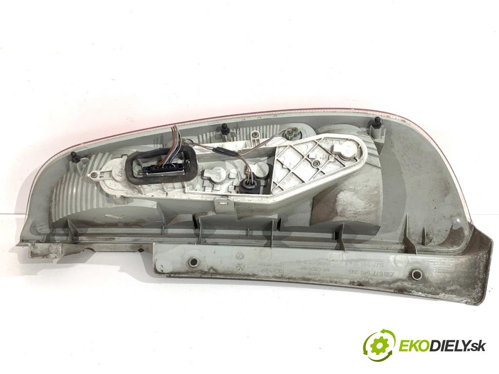 SKODA ROOMSTER nadwozie wielkoprzestrzenne (MPV) 2012 63 kW 1.4 1390 světlo levý zadní část 5J7945095