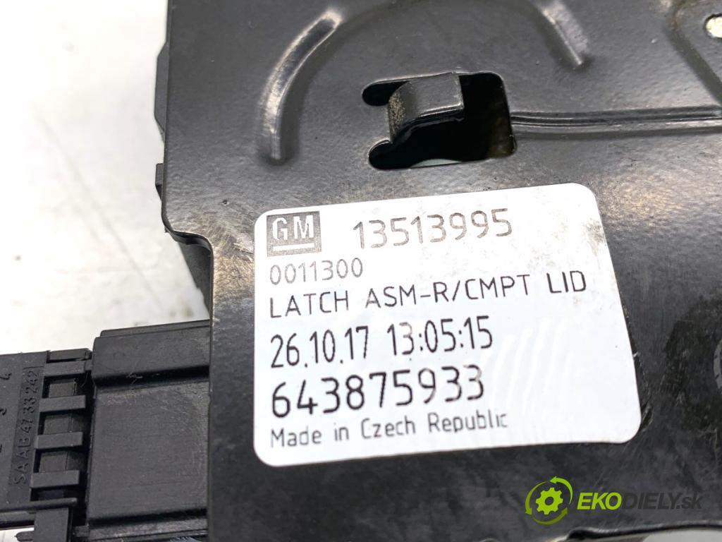 OPEL ASTRA J sedan 2017 103 kW 1.4 LPG (69) 1364 zámok dverí zad 13513995