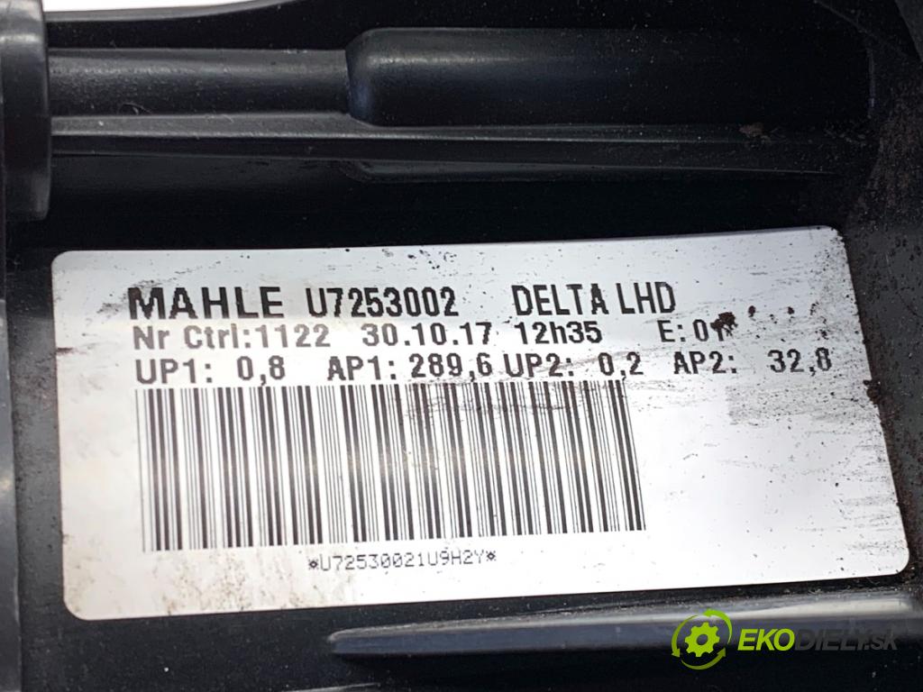 OPEL ASTRA J sedan 2017 103 kW 1.4 LPG (69) 1364 ventilátor kúrenia U7253002