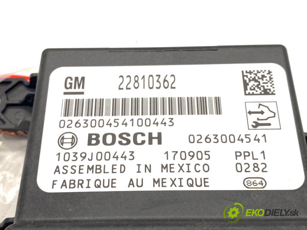 OPEL ASTRA J sedan 2017 103 kW 1.4 LPG (69) 1364 Modul PDC 22810362 (Riadiaca jednotka ostatné)