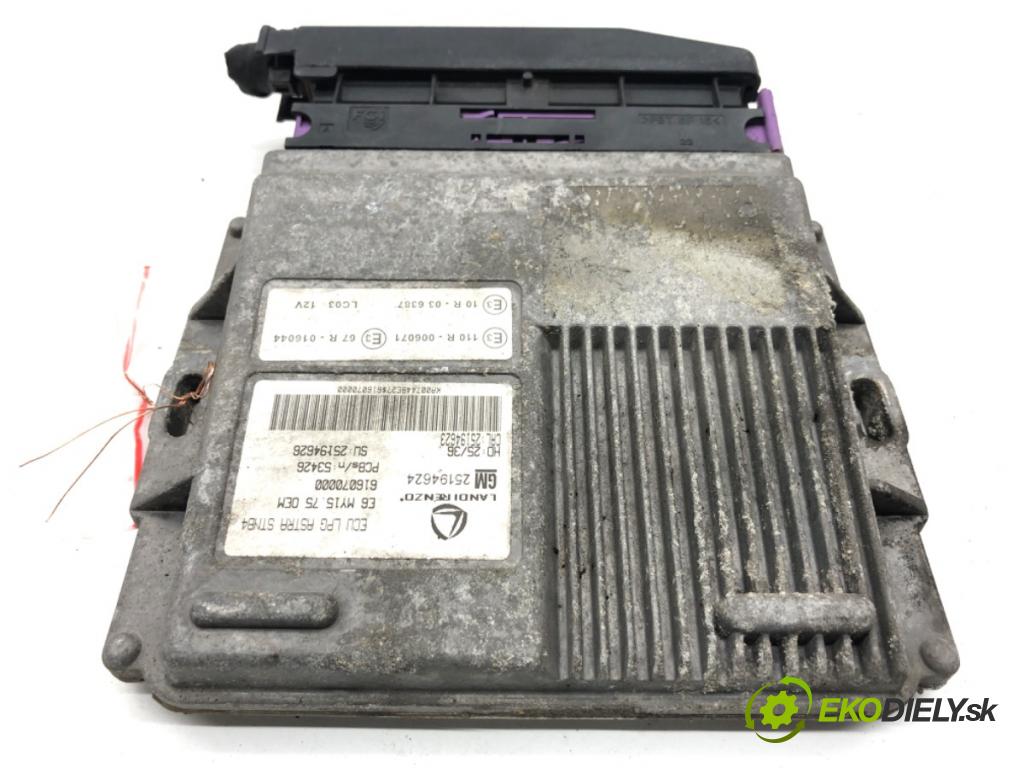 OPEL ASTRA J sedan 2017 103 kW 1.4 LPG (69) 1364 riadiaca jednotka LPG 25194624