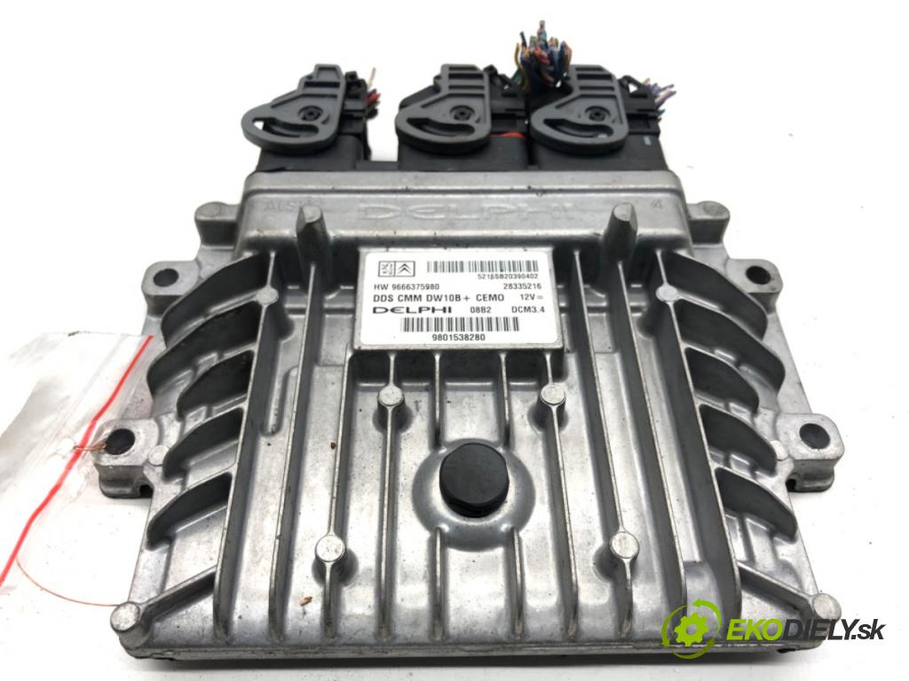 PEUGEOT 508 I sedan 2012 103 kW 2.0 HDi 1997 riadiaca jednotka Motor 9666375980 (Riadiaca jednotka)