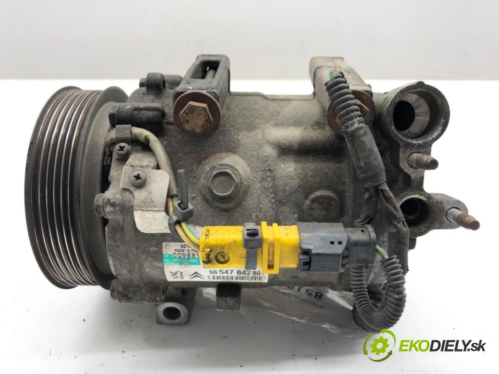 PEUGEOT 508 I sedan 2012 103 kW 2.0 HDi 1997 kompresor klimatizace 9654764280 (Kompresor klimatizace)