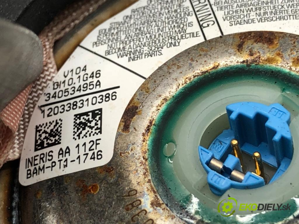 PEUGEOT 508 I sedan 2012 103 kW 2.0 HDi 1997 AirBag spolujazdca 9686336880 (Airbag)