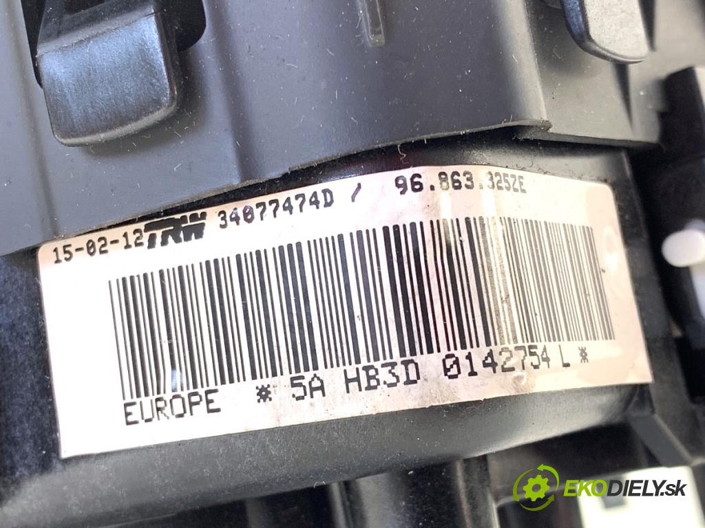 PEUGEOT 508 I sedan 2012 103 kW 2.0 HDi 1997 AirBag volantu 96863325ZE (Airbag)