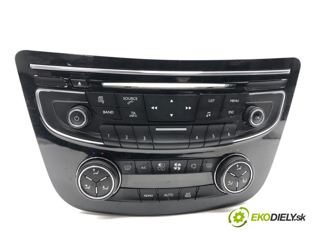 PEUGEOT 508 I sedan 2012 103 kW 2.0 HDi 1997 Panel ovládania kúrenia  (Prepínacie páčky pod volantom)