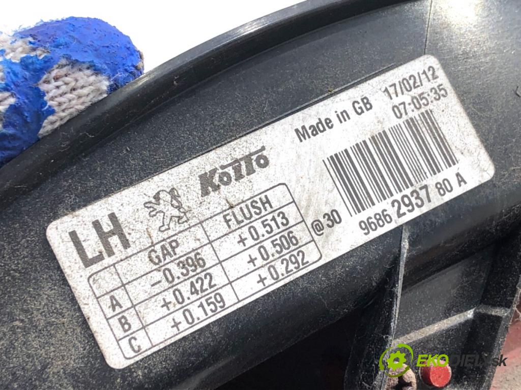 PEUGEOT 508 I sedan 2012 103 kW 2.0 HDi 1997 Svetlo ľavy zad 9686293780