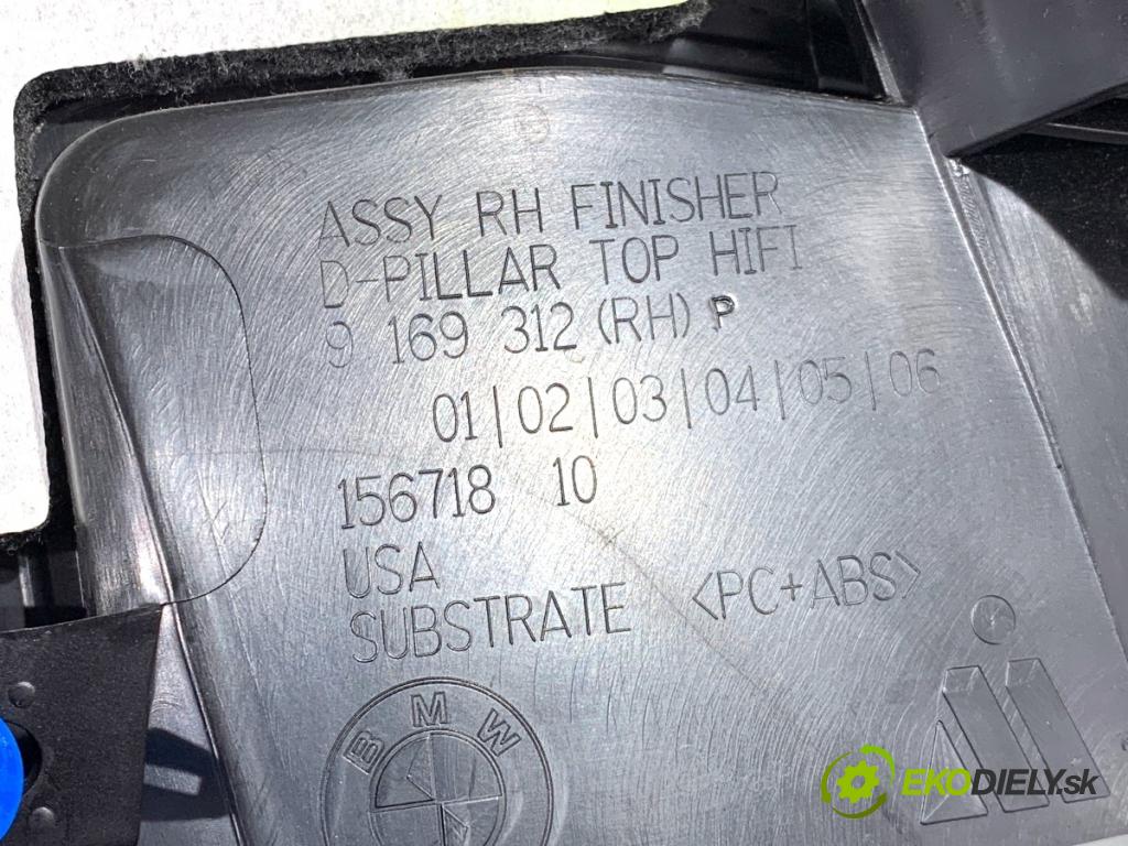 BMW F25 SUV 2016 180 kW xDrive 28 i 1997 clona sloupku zadní část pravý 9169312