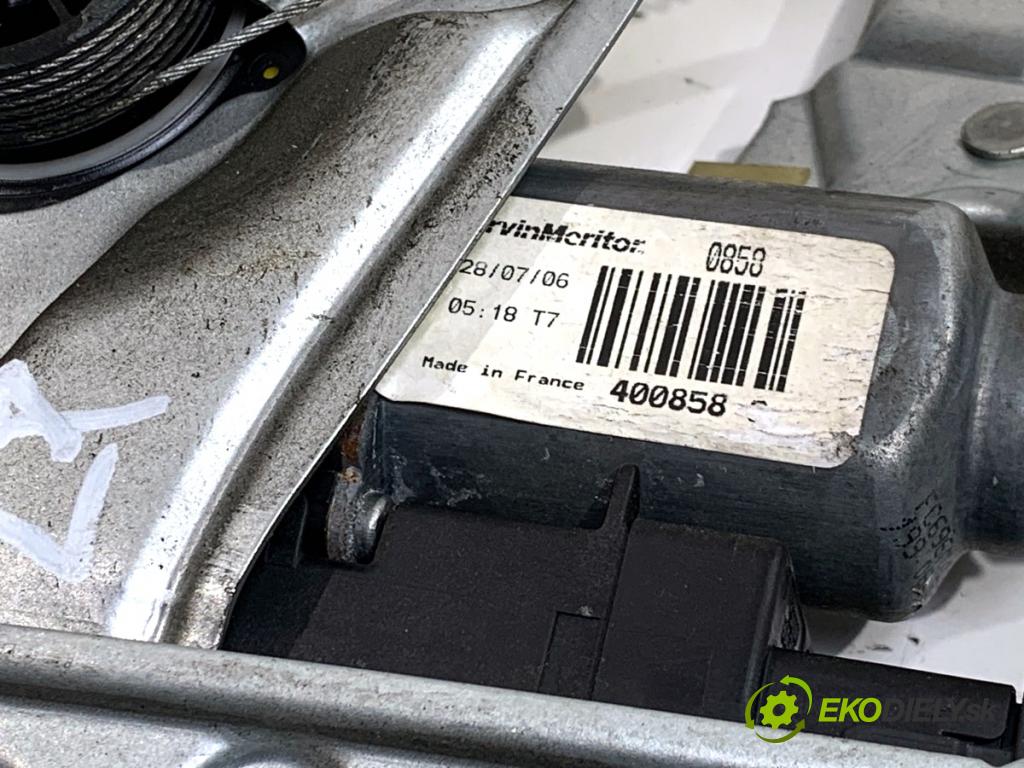 RENAULT CLIO III liftback 2006 63 kW 1.5 dCi (BR17, CR17) 1461 Mechanizmus okna ľavy predný 8200291148