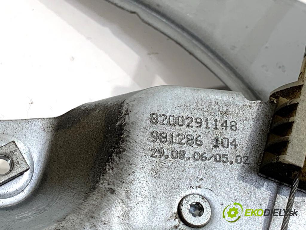 RENAULT CLIO III liftback 2006 63 kW 1.5 dCi (BR17, CR17) 1461 mechanismus okna levý přední část 8200291148