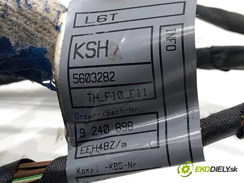 BMW F10 sedan 2010 135 kW 520 d 1995 káblovačka dveře zadní část levý 9240898