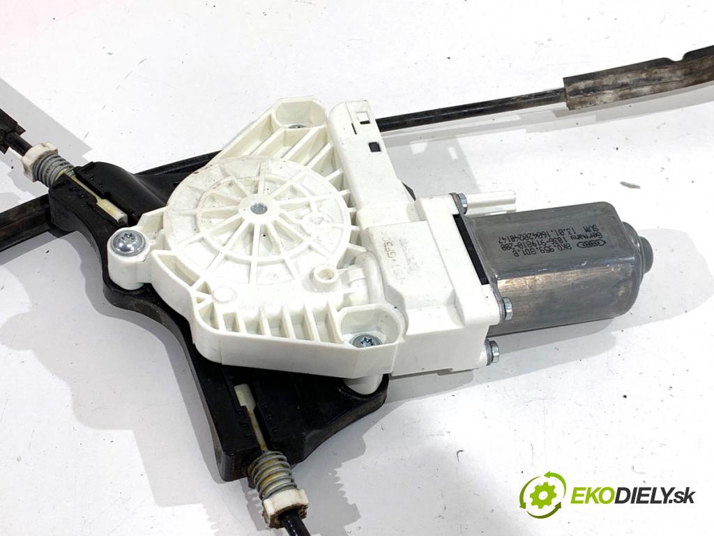 AUDI A6 C7 Kombi 2016 200 kW 3.0 TDI quattro 2967 mechanismus okna levý přední část 8K0959801B