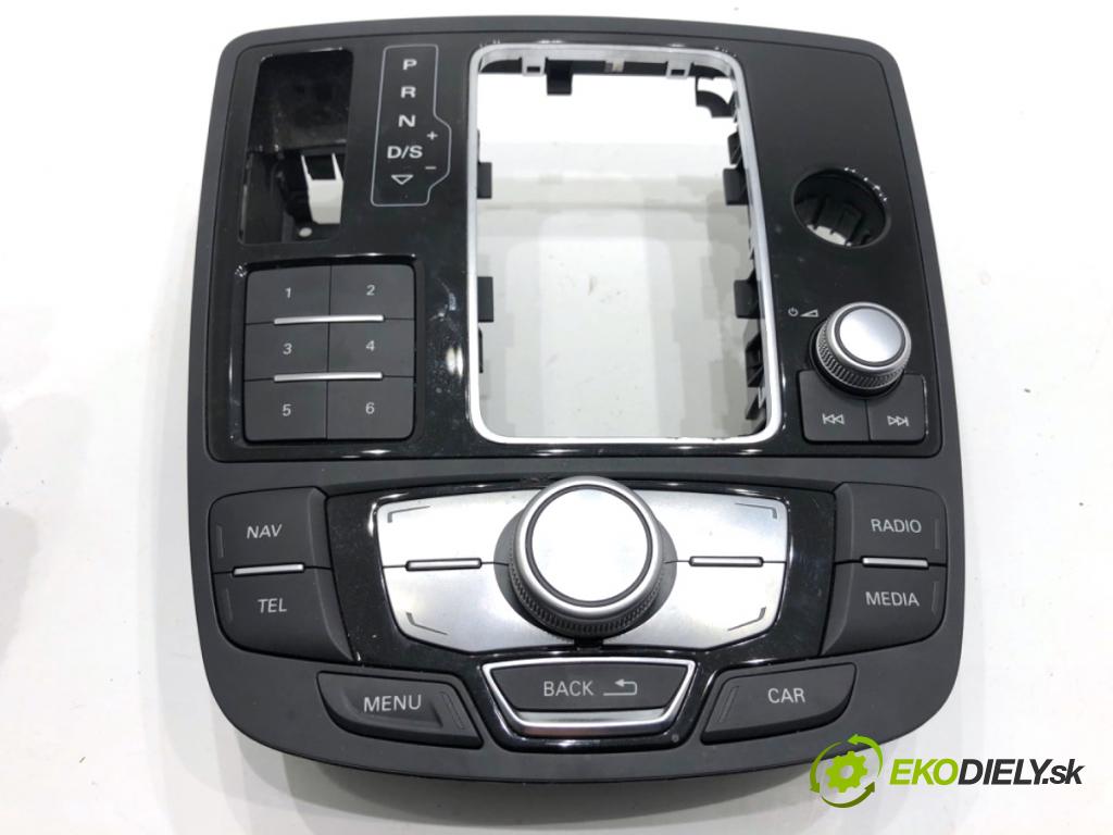 AUDI A6 C7 Kombi 2016 200 kW 3.0 TDI quattro 2967 Panel ovládania radia 4G1919610E (Prepínacie páčky pod volantom)