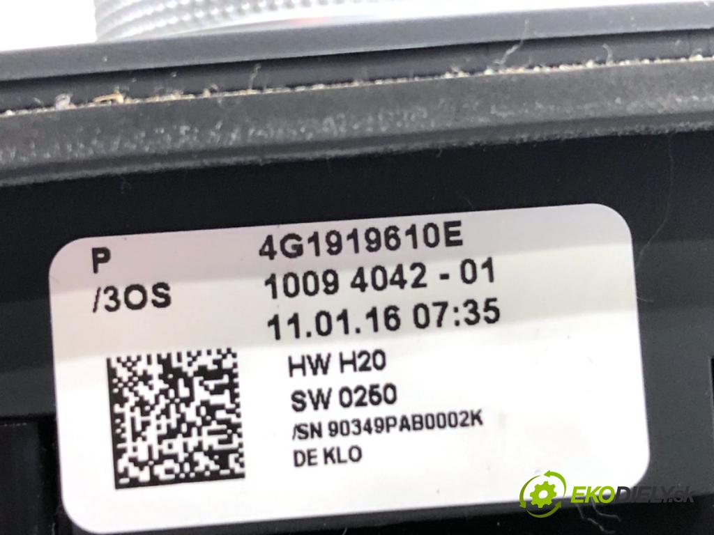 AUDI A6 C7 Kombi 2016 200 kW 3.0 TDI quattro 2967 Panel ovládaní radia 4G1919610E (Páčky pod volantem)